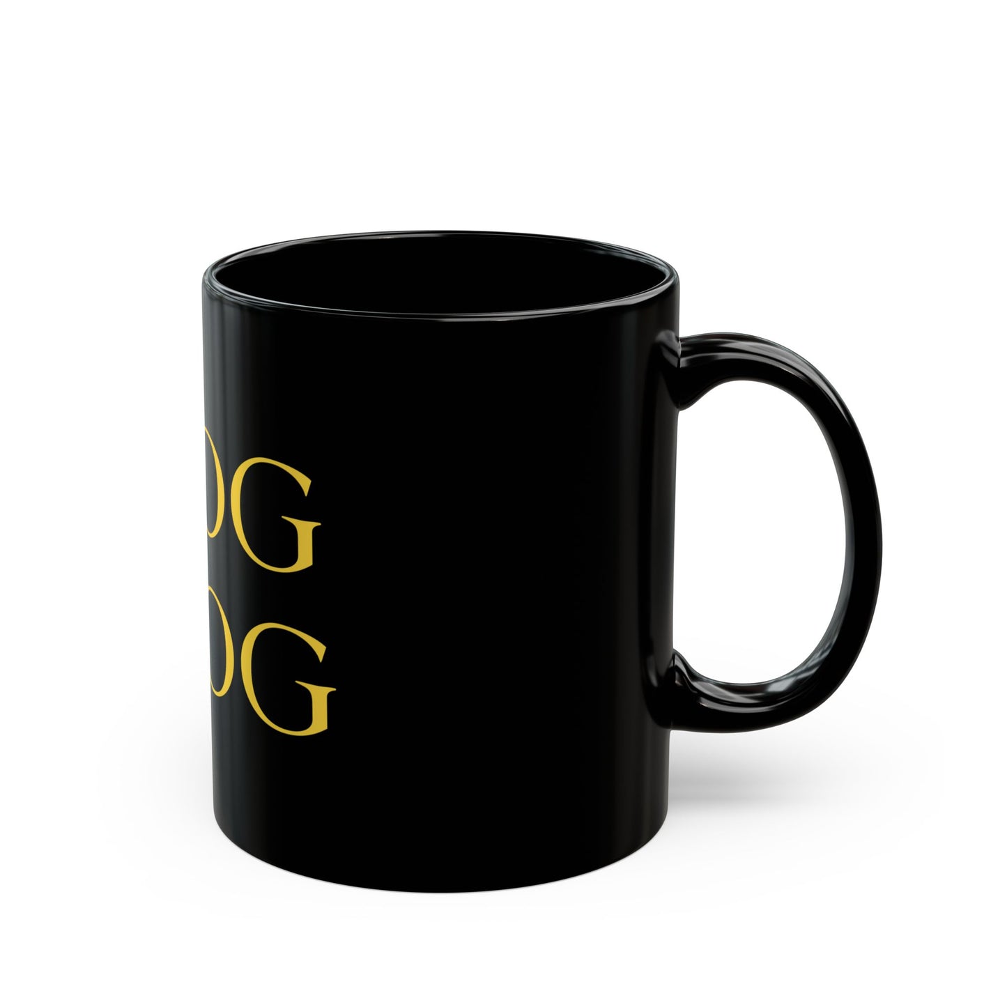 Frog Grog Black Mug