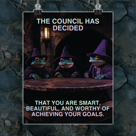 THE COUNCIL HAS DECIDED The Frog Mage Poster