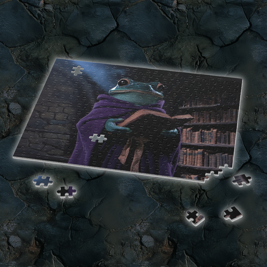 The Frog Mage Puzzle (120, 252, 500-Piece)